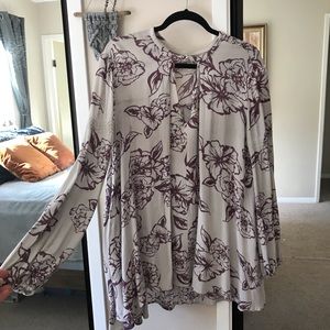 Free people floral blouse